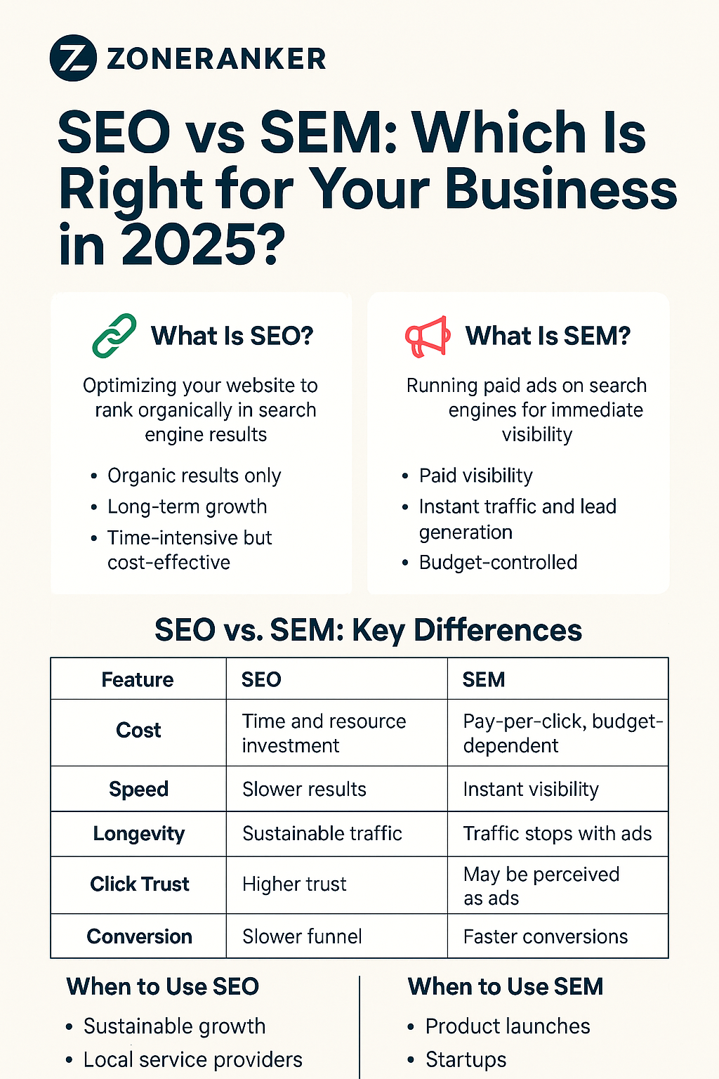 SEO vs. SEM: Which Is Right for Your Business in 2025 1 zoneranker sem vs seo